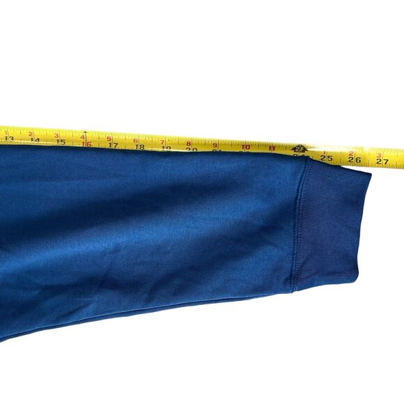 New GAP Fleece Hooded Sweatshirt Men XXL Blue Y2K Classic Skater Hoodie Normcore - Picture 14 of 14